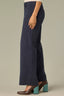 Carbon Blue Contour Shape Technology High Rise Angled Dart Seams Double Button Zip Fly Patch Pockets Side Panels Plus Size Emma Wide Leg Jean