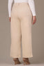 Stone Contour Shape Technology Skyrise Double Side Seam V-Yoke Wide Leg Plus Size Trouser 
