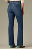 Blue Denim Contour Shape Technology Mid-Rise Sweetheart Shaped Back Yoke Brittany Plus Size Baby Boot Jean