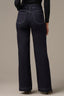 Indigo Denim Contour Shape Technology Skyrise Sweetheart Shaped Back Yoke Double Side Seam Gracie Wide Leg Plus Size Jean