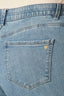Mid Blue Denim Contour Shape Technology High Rise REPREVE Sam Plus Size Wide Leg Jean