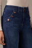Indigo Denim Skyrise Contour Shape Technology Long Flare Tall Petite Jean