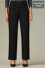 Black Denim Contour Shape Technology Mid-Rise Sweetheart Shaped Back Yoke Sawyer Straight Leg Plus Size Jean