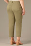 Lily Pad High Rise Contour Shape Technology Seaming Micro Slit Hem Straight Leg Plus Size Pant
