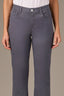 Shadow High Rise Contour Shape Technology Seaming Micro Slit Hem Straight Leg Plus Size Pant