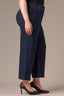 Dark Indigo Denim Wyatt Contour Shape Technology Skyrise Wide Leg V-Pocket Plus Size Jean