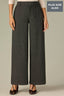 Black Birch Contour Shape Technology Skyrise Curved Front Pockets Patch Back Angled Dart Seams Slit Hem Whitney Wide Leg Plus Size Pant